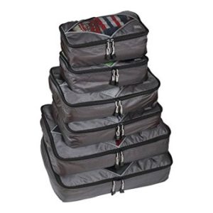 Organizer per valigie da viaggio Rusoji Premium Packing Cube - Set da 6 pezzi di varie dimensioni