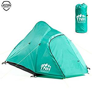 TNH Outdoors Tenda da campeggio e zaino per 2 persone con borsa per il trasporto e paletti