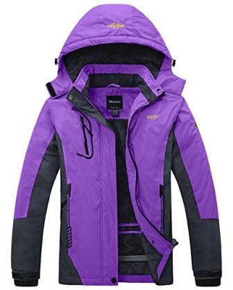 Wantdo Women's Mountain Waterproof Ski Jacket