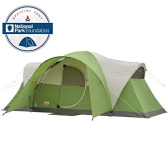 Tenda da campeggio per 8 persone Coleman | Tenda Elite Montana con installazione facile (scelta migliore)
