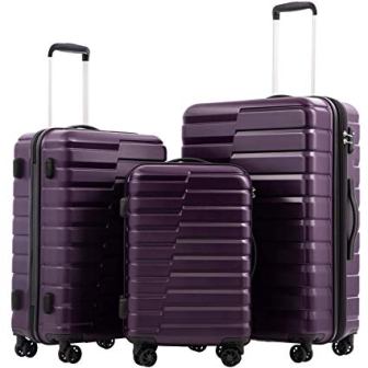 Set di valigie Coolife PC + ABS 3 pezzi
