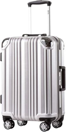 Telaio in alluminio Coolife con bagaglio con lucchetto TSA