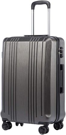 Coolife PC + ABS con bagagli Spinner Lock TSA