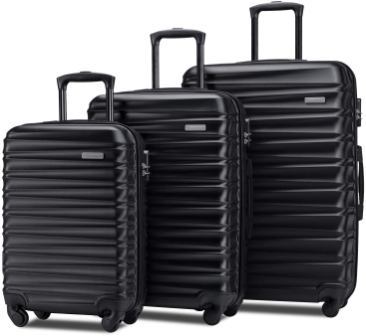 Merax Afuture Set bagagli Valigia rigida leggera Spinner
