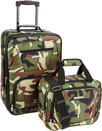 Set di valigie verticali in 2 pezzi Rockland Fashion Softside