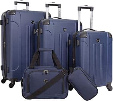 Set di valigie rigide del Travelers Club Sky