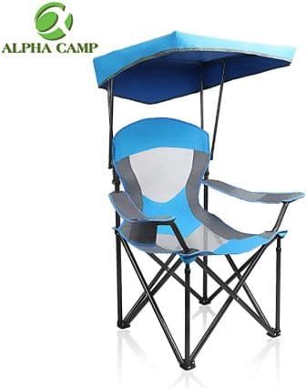 Sedia da spiaggia Alpha Camp con tettuccio