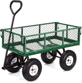 Gorilla Carts GOR400-COM Carrello da giardino in acciaio