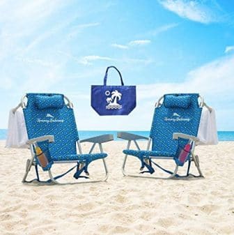 Tommy Bahama Blue Backpack Sedia da spiaggia