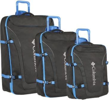 Set di valigie espandibili Columbia 3 pezzi