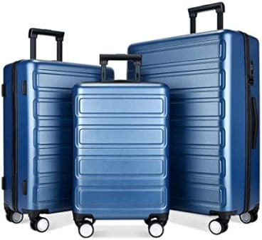 Set di 3 valigie SHOWKOO silenzioso e liscio ultra confortevole